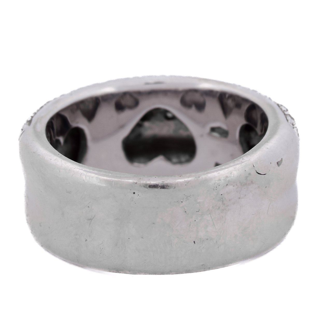 Anello vintage in oro bianco 18 kt con diamanti    AN133 112-194 (05919)-photo-4