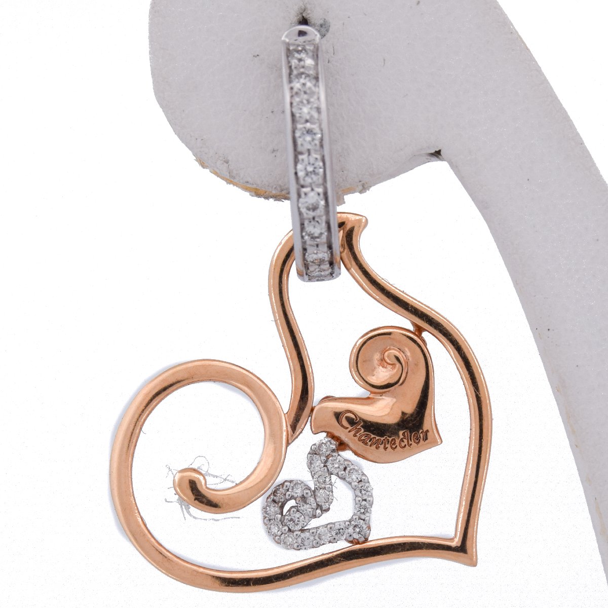 Orecchini Chantecler Diamanti Oro Giallo e Bianco 18 Carati    OR31 107-53 (00519)-photo-3