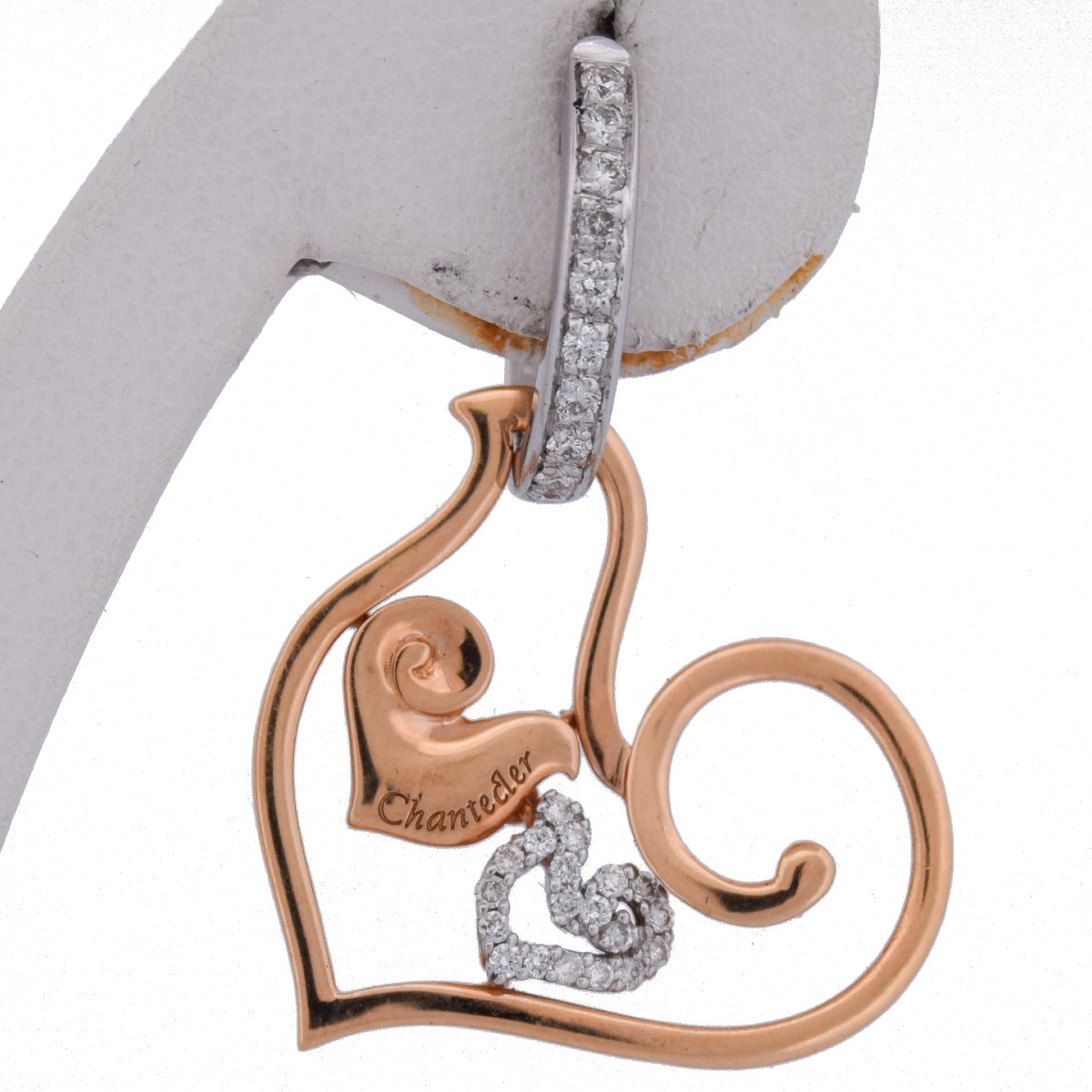 Orecchini Chantecler Diamanti Oro Giallo e Bianco 18 Carati    OR31 107-53 (00519)-photo-4