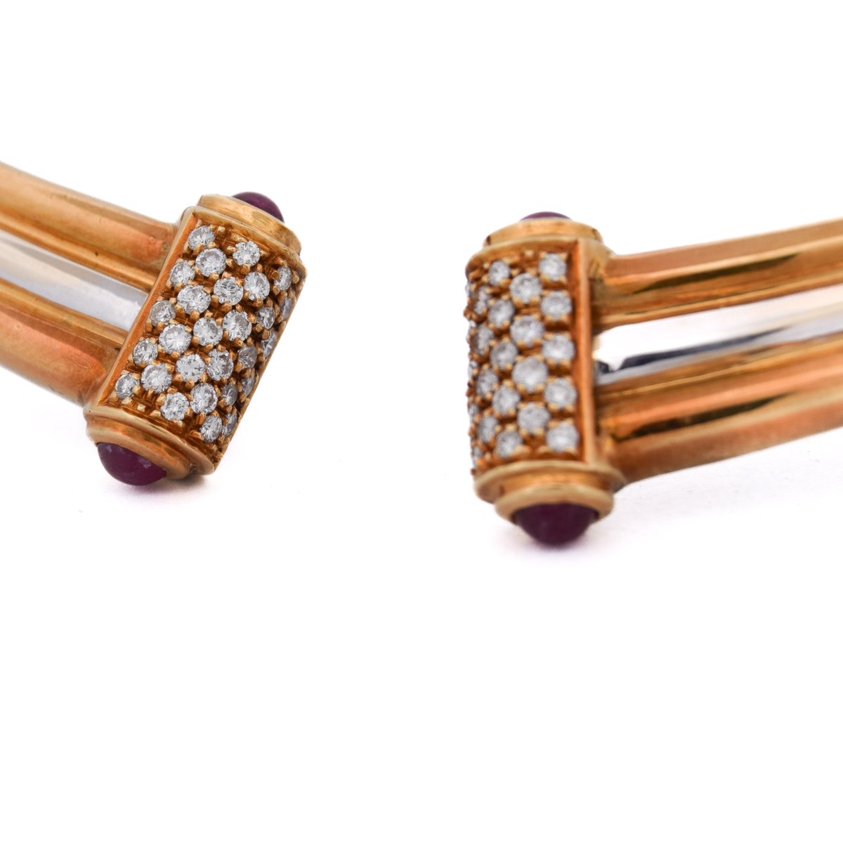 Collana Piaget Oro 18kt Diamanti e Rubini    CL107 128-52 (135009)-photo-4