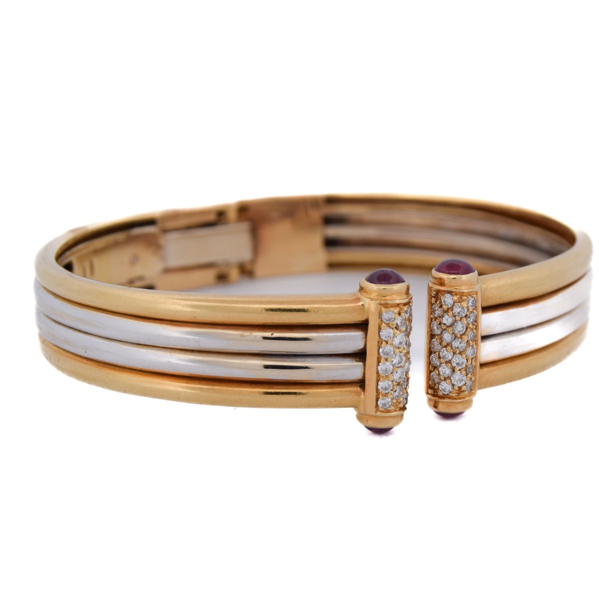 Bracciale Piaget Oro 18kt Diamanti e Rubini    BR107 114-66 (00549)-photo-3