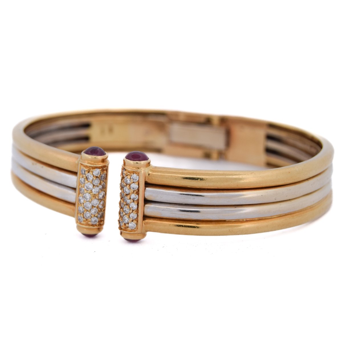 Bracciale Piaget Oro 18kt Diamanti e Rubini    BR107 114-66 (00549)-photo-4