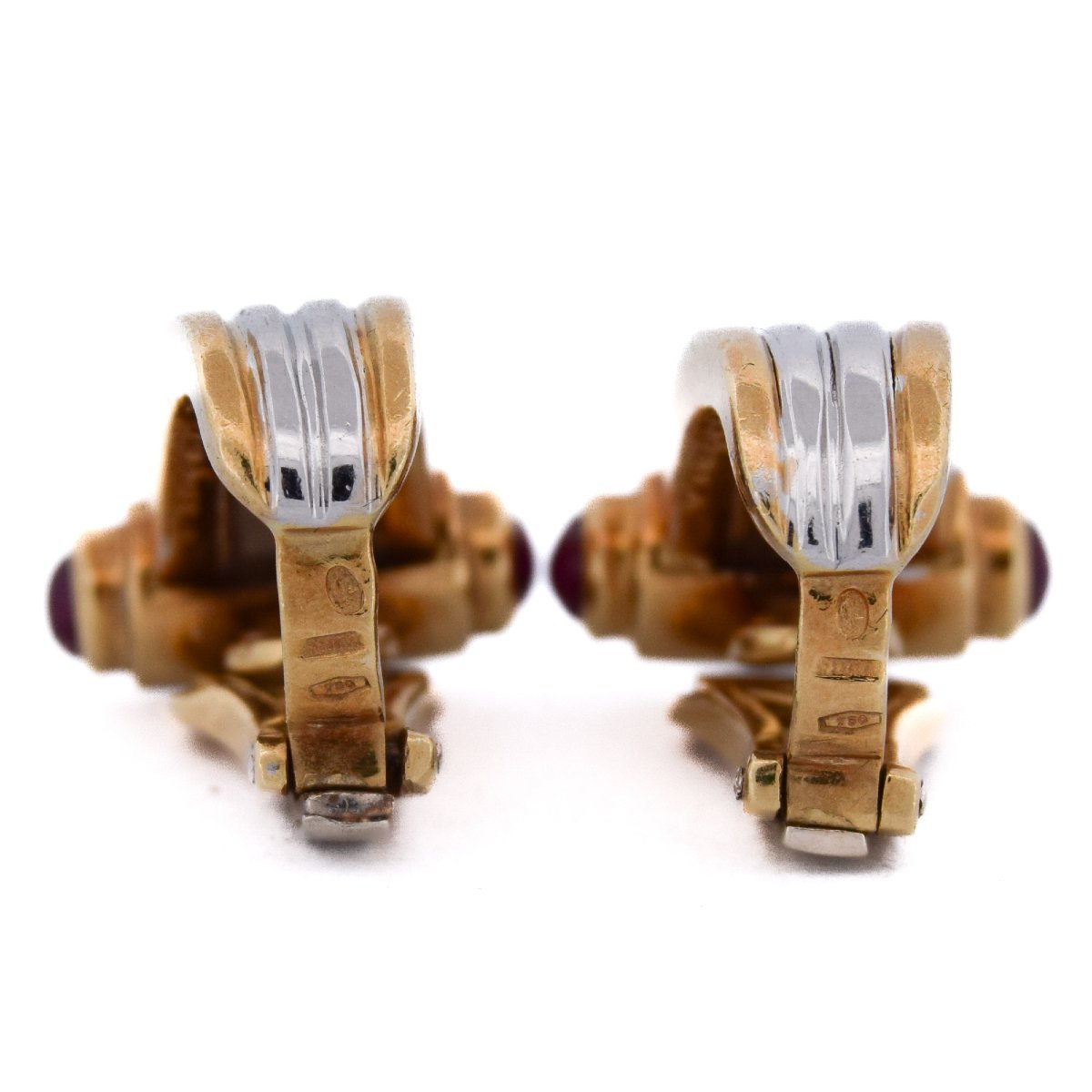 Orecchini Piaget Oro 18kt Diamanti e Rubini   OR185 107-120 (00529)-photo-5