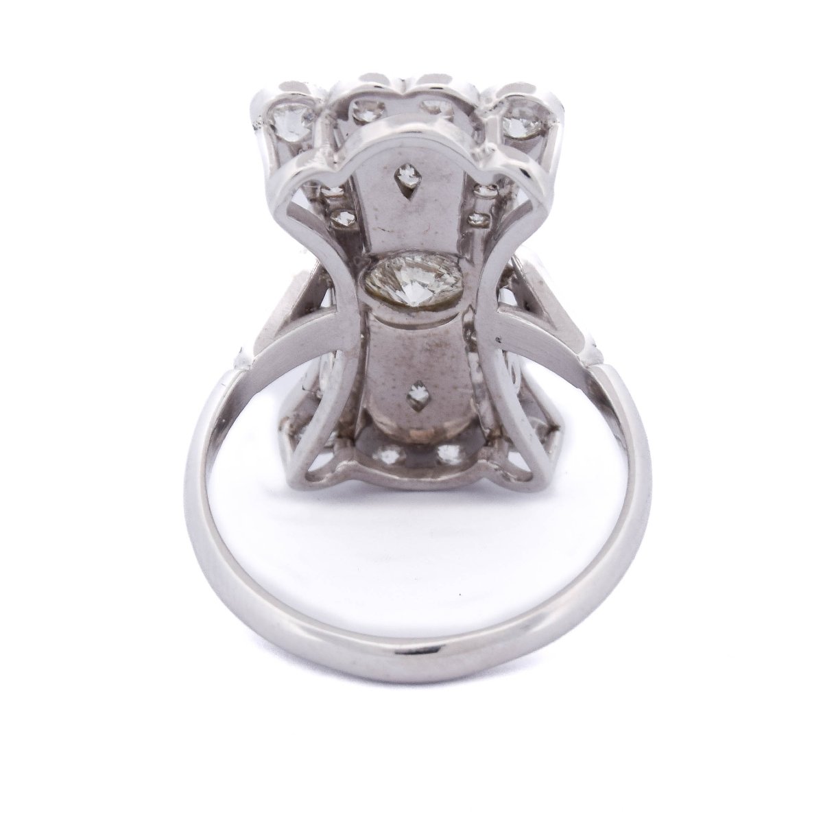Anello Art Déco In Oro 18 Kt Con Diamanti, 1,00 Carato Totale    AN102 (00719)-photo-1
