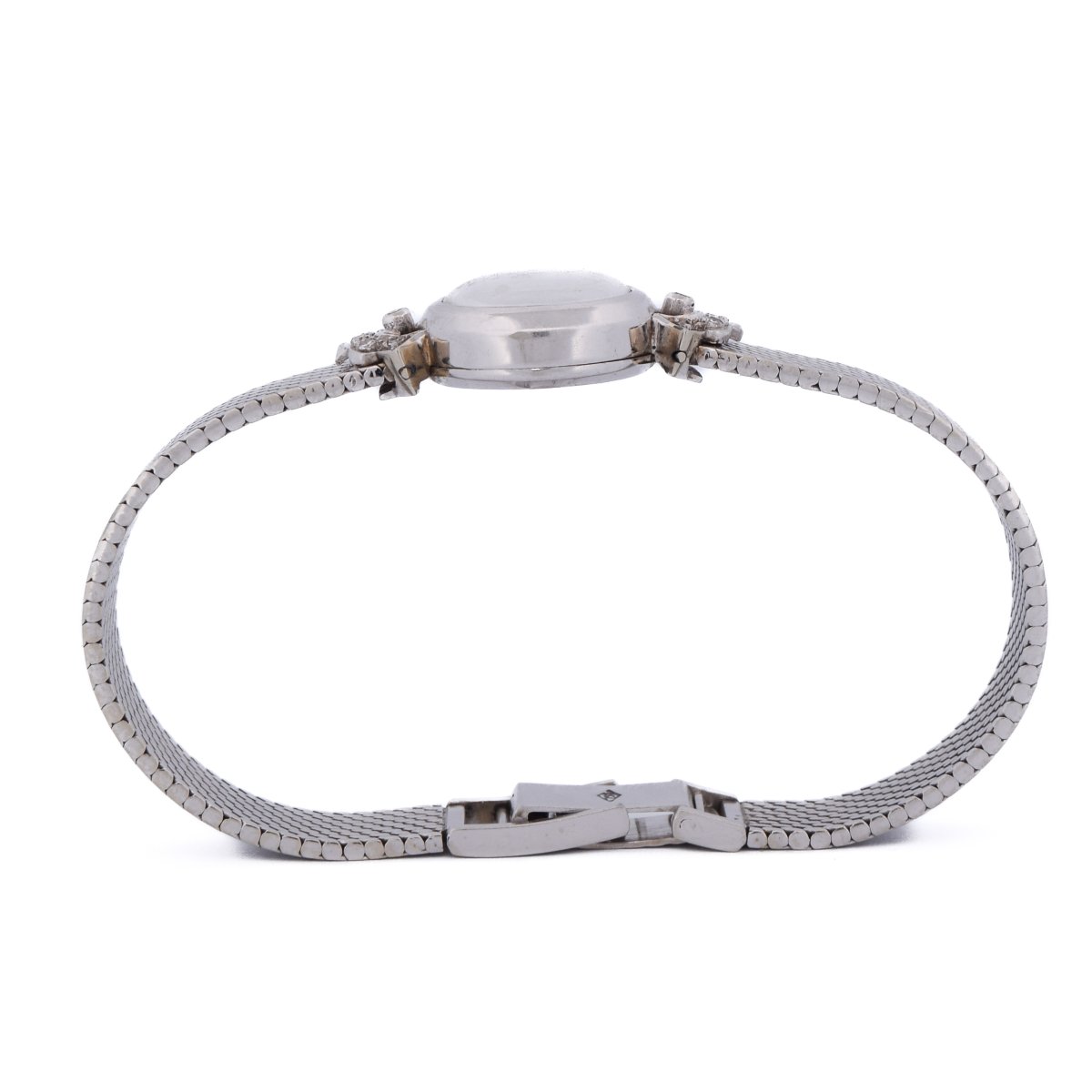 Orologio Bracciale Vintage Philip Watch In Oro 18 Kt Con Diamanti   OG 89-8 (06519)-photo-2