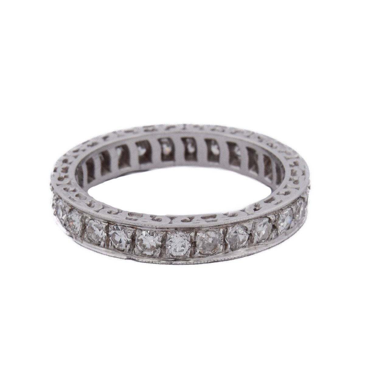 Veretta Eternity Moderna in Oro 18 Carati con Diamanti da 1,35 Carati   AN267-photo-2