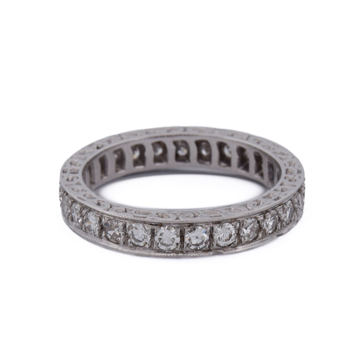 Veretta Eternity Moderna in Oro 18 Carati con Diamanti da 1,35 Carati   AN267-photo-3
