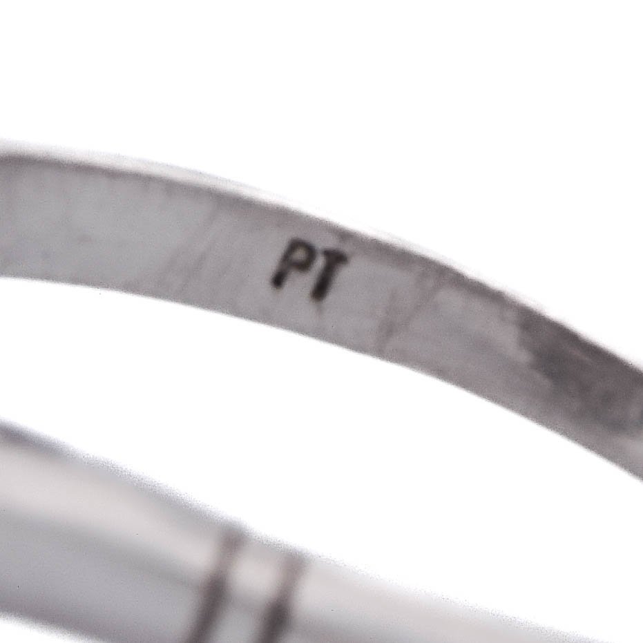 Anello contemporaneo in platino con diamanti a raggiera, 5,20 carati    AN704-photo-5