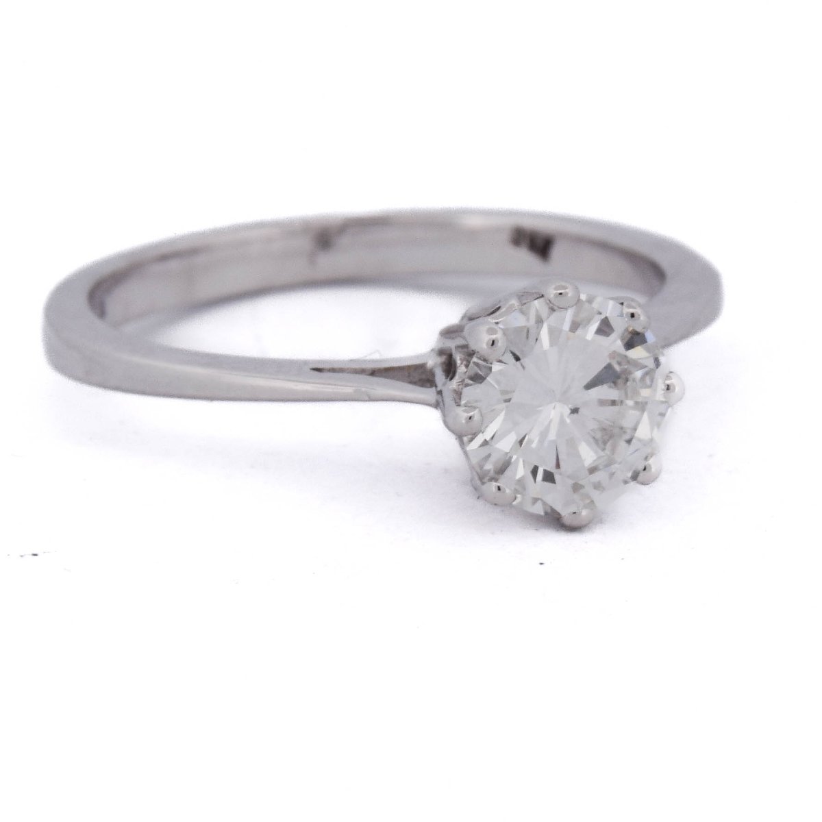 Anello Solitario Contemporaneo in Oro Bianco 18 Kt con Diamante da 0,70 Ct  AN180 112-228-photo-2