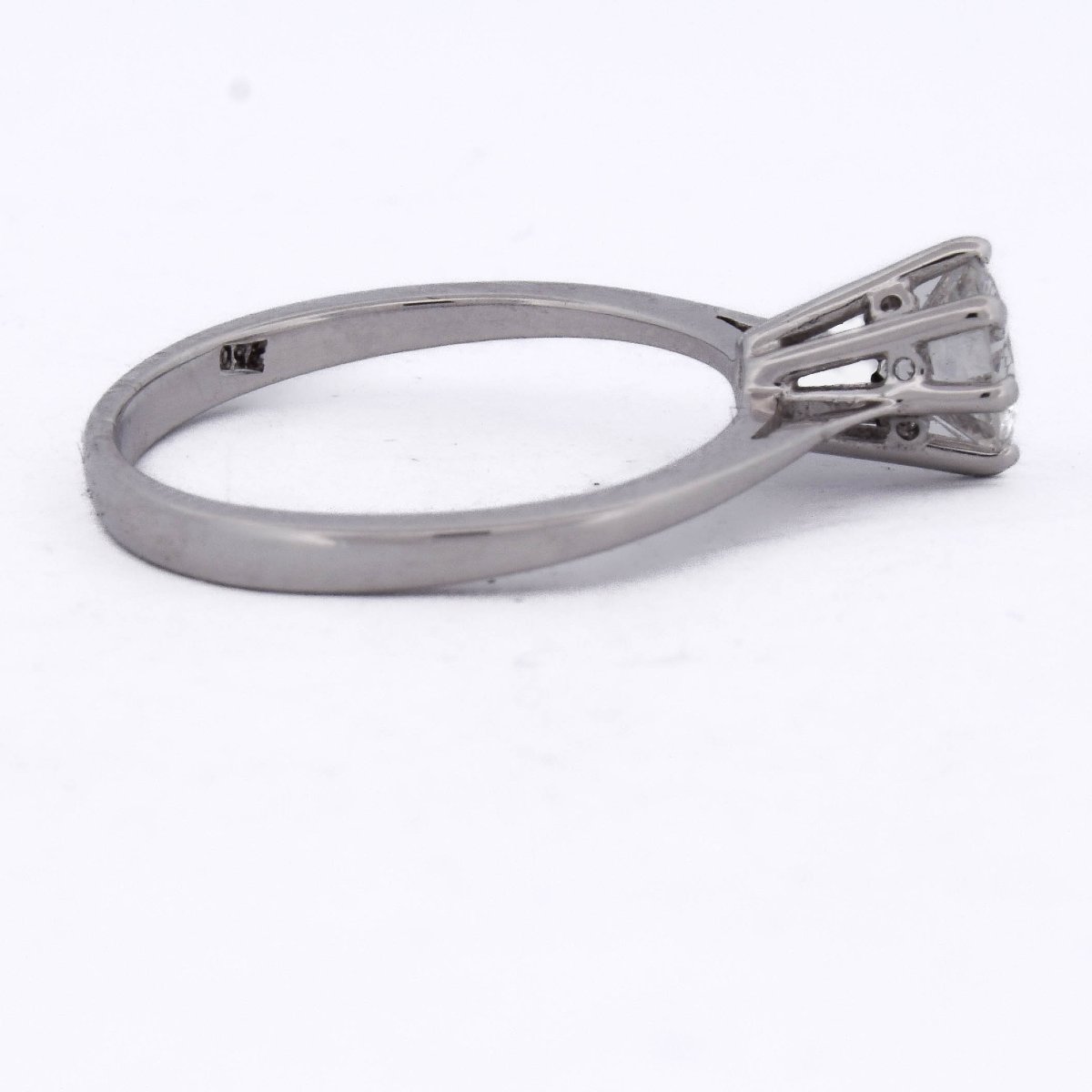 Anello Solitario Contemporaneo in Oro Bianco 18 Kt con Diamante da 0,70 Ct  AN180 112-228-photo-4