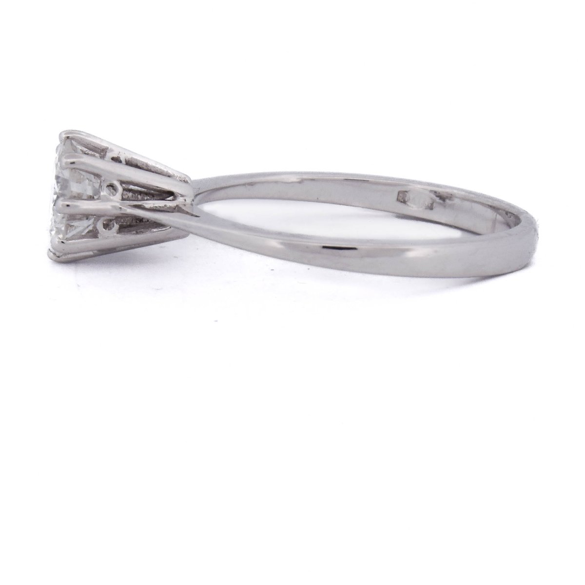 Anello Solitario Contemporaneo in Oro Bianco 18 Kt con Diamante da 0,70 Ct  AN180 112-228-photo-2