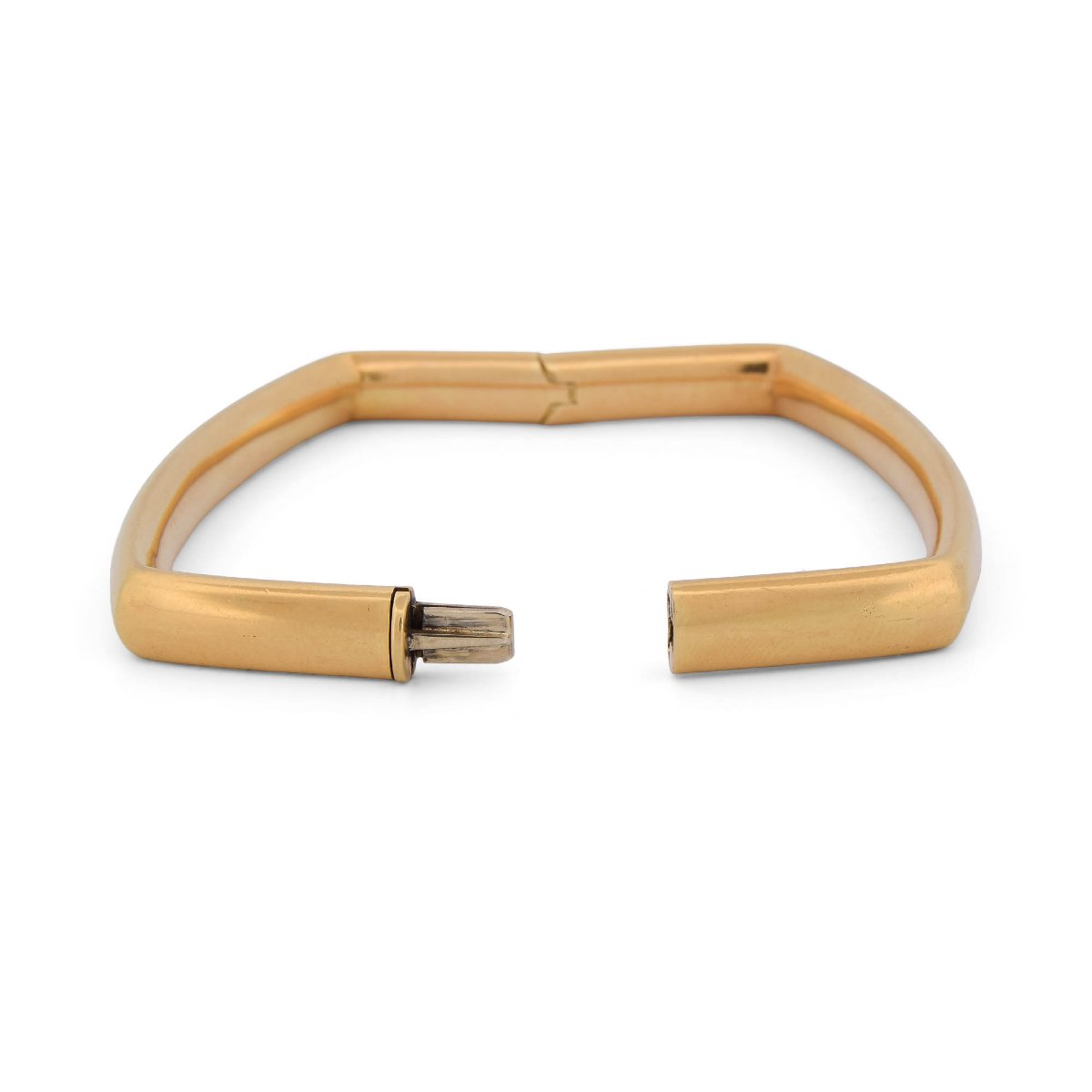 Bracciale Rigido Vintage Weingrill In Oro Giallo 18 KT, Forma Geometrica   BR141 ‘-photo-4