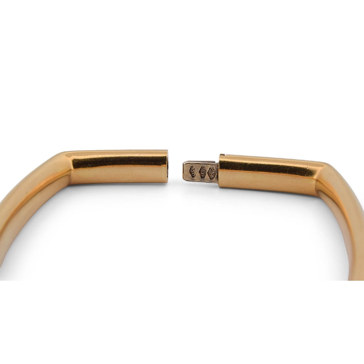 Bracciale Rigido Vintage Weingrill In Oro Giallo 18 KT, Forma Geometrica   BR141 ‘-photo-1