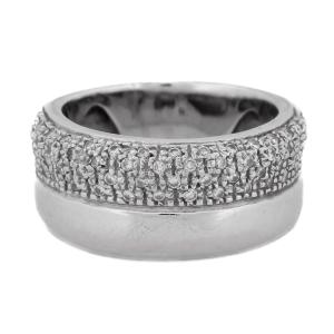 Anello vintage in oro bianco 18 kt con diamanti    AN133 112-194 (05919)