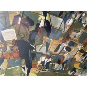 Lithograph Trial Test By Camille Hilaire