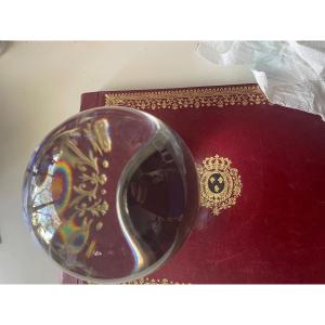 Boule Cristal Syrius De Baccarat 