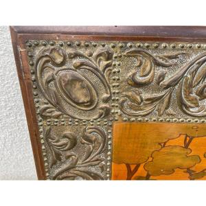 Polychrome Decorative Panel: The Revered Pheasant