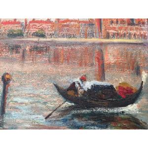 Venice And Its Gondoliers