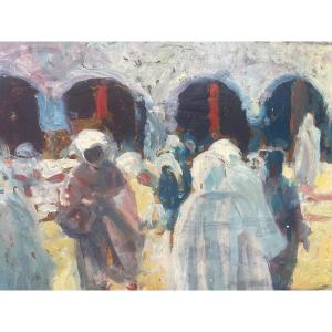 Orientalist Market Scene