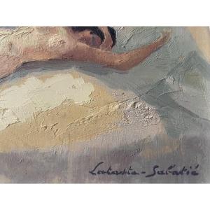 Lying Nude By Lataste Sabatié