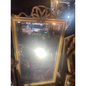 Golden Fireplace Mirror