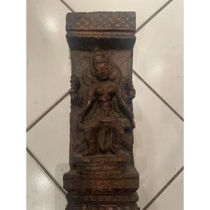Indo Persian Wood Goddess XVIII Eme