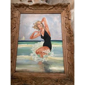 The Bather By Claude Bernard 