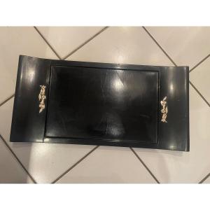 Asian Lacquered Wood Servant Tray