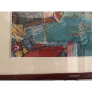 The Swimming Pool And Its Bathers