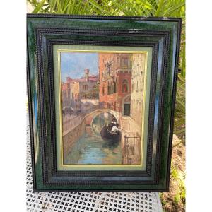 The Gondoliers In Venice 