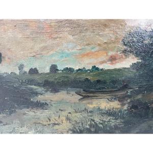 Landscape By Karl Daubigny