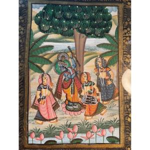 Indopersan Painting On Silk 