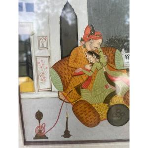 Indopersanne Painting The Hookah 