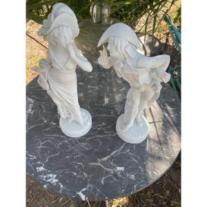 Pair Of Elegant Couple Biscuits