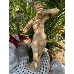 Important Female Nude Marble: Friné