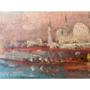 Istanbul And The Saint Sophia By Antoine Brouard