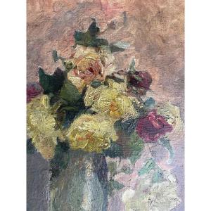 Bouquet Of Roses By Léo Darriet