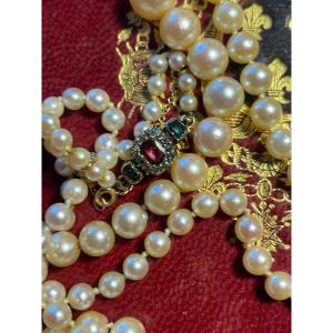 19th Century Pearl Necklace 