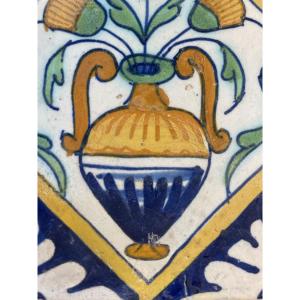 18th Century Earthenware Tile