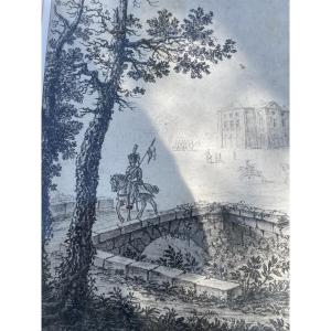 Libourne Barracks Engraving