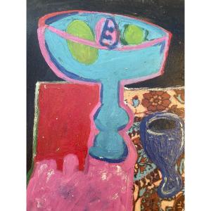 Still Life With Fruit Bowl And Egg Cups