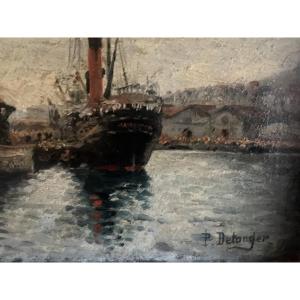 Boat At The Port Of Delanger 