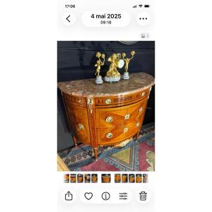 Louis XVI Half Moon Chest Of Drawers