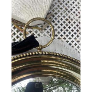 Convex Brass Mirror 