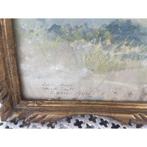 Watercolor Of Montalivet Beach