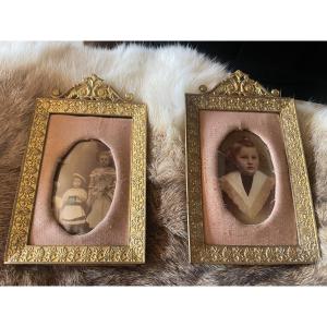 Pair Of Gilded Bronze Frames