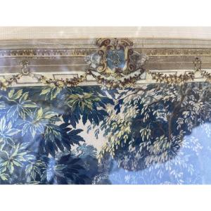 Gouache Animated Scene. 18th Century. 