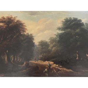 Painting From The Barbizon School By Eug. Dédé 