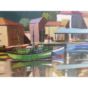 Port Of Orio By Sudré édouard 