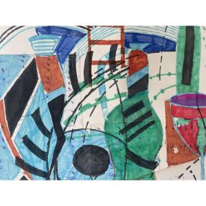 Gouache And Collages By Franciska Clausen 